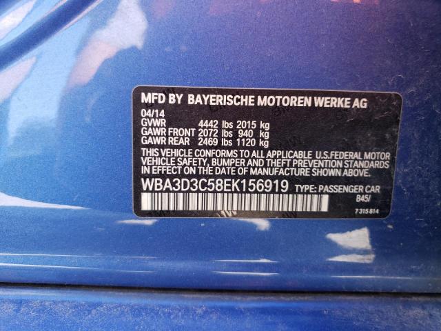 WBA3D3C58EK156919 BMW 328 D