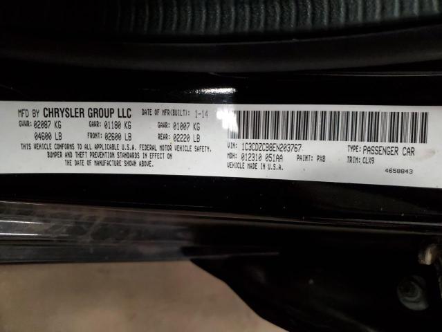 1C3CDZCB8EN203767 Dodge Avenger Sxt