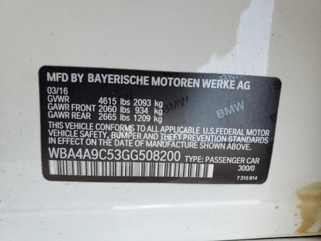 WBA4A9C53GG508200 BMW 428 I Gran Coupe Sulev