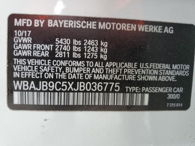 WBAJB9C5XJB036775 BMW M550xi