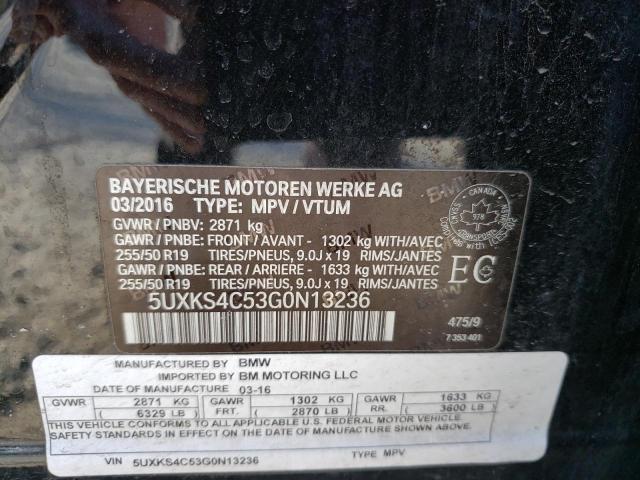 5UXKS4C53G0N13236 BMW X5 Xdrive35d