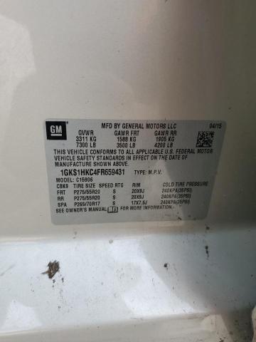 1GKS1HKC4FR659431 GMC Yukon Xl C1500 Slt