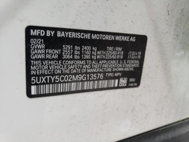5UXTY5C02M9G13576 BMW X3 Xdrive30i