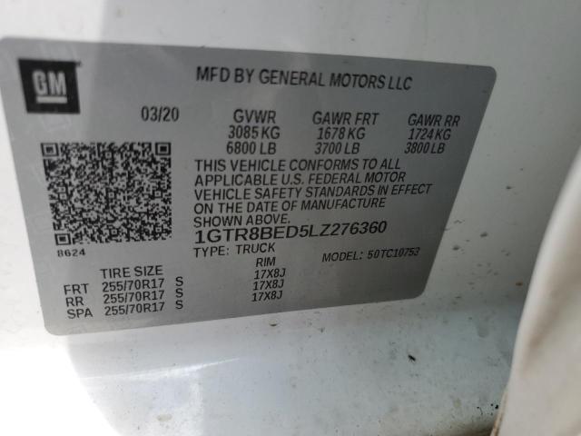 1GTR8BED5LZ276360 GMC Sierra C1500 Sle