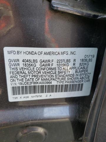 19UDE2F86KA003964 Acura Ilx Premium A-spec