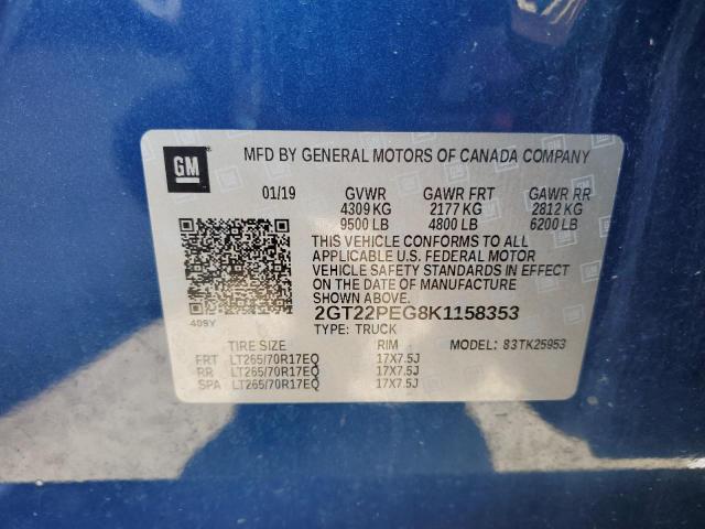 2GT22PEG8K1158353 GMC Sierra K2500 Sle