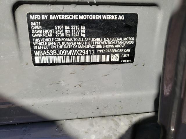 WBA53BJ09MWX29413 BMW 540 I