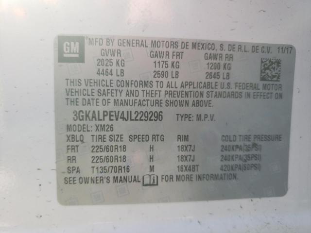 3GKALPEV4JL229296 GMC Terrain Slt
