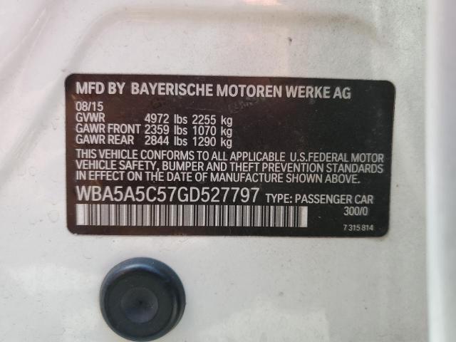 WBA5A5C57GD527797 BMW 528 I