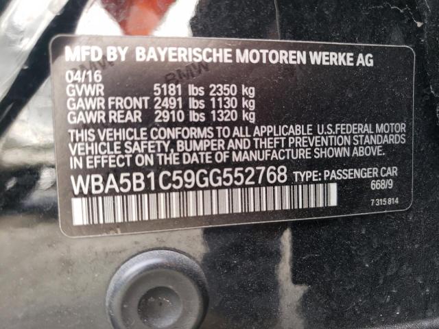 WBA5B1C59GG552768 BMW 535 I