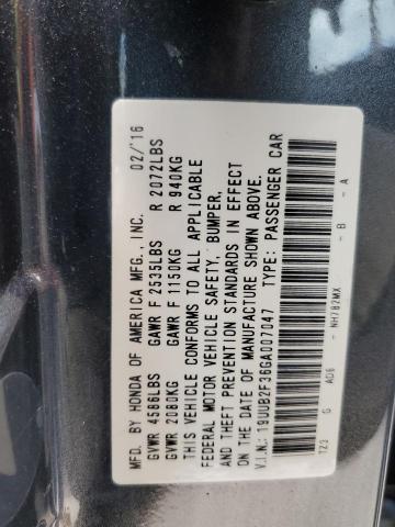 19UUB2F36GA007047 Acura TLX