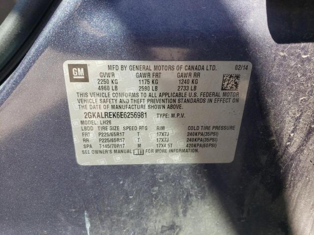 2GKALREK6E6256981 GMC Terrain Sle