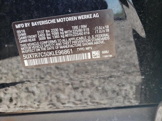 5UXTR7C50KLE96861 BMW X3 Sdrive30i