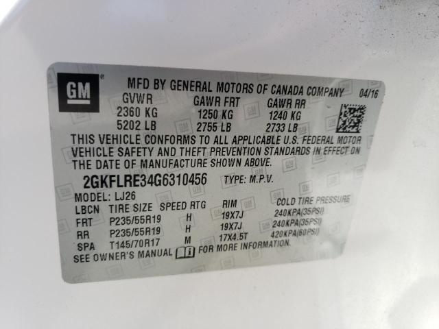 2GKFLRE34G6310456 GMC Terrain Denali