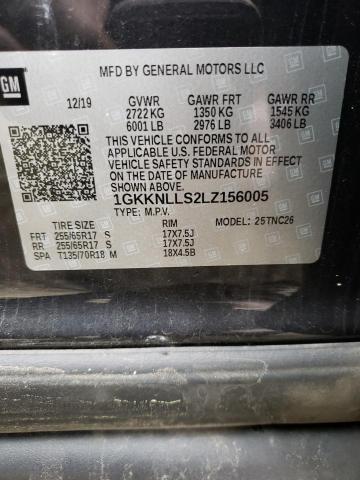 1GKKNLLS2LZ156005 GMC Acadia At4