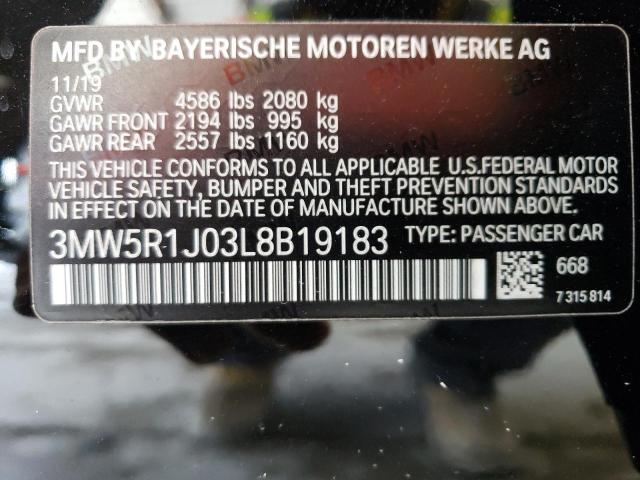 3MW5R1J03L8B19183 BMW 330I