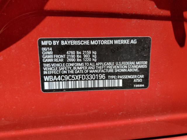 WBA4C9C5XFD330196 BMW 428 Xi Gran Coupe Sulev