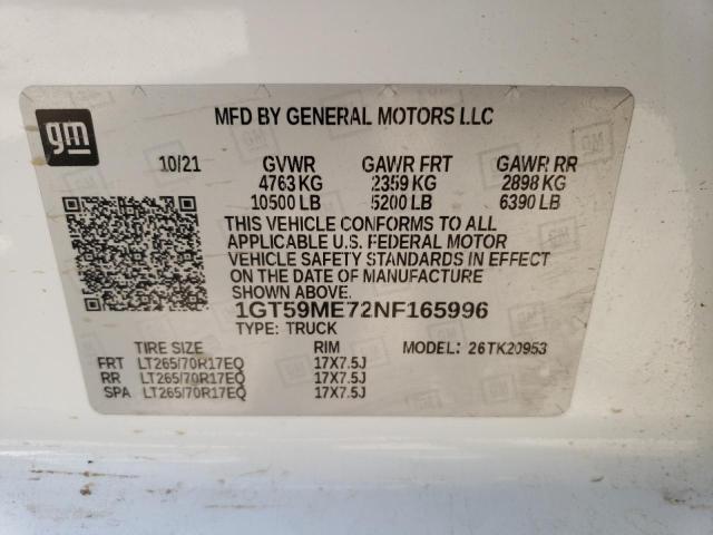 1GT59ME72NF165996 GMC Sierra K2500 Sle
