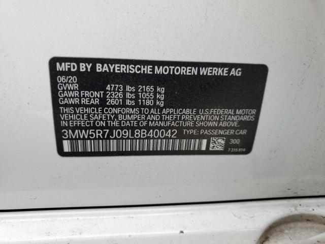 3MW5R7J09L8B40042 BMW 330XI