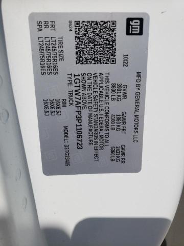 1GTW7AFP3P1106723 GMC Savana G2500