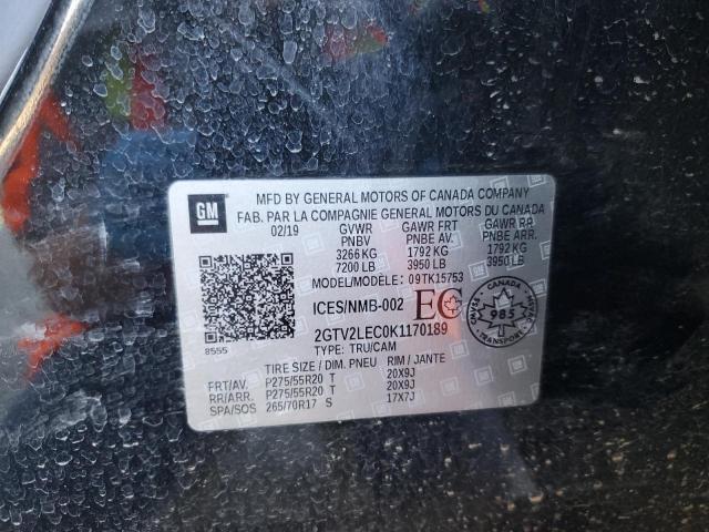 2GTV2LEC0K1170189 GMC Sierra Limited K1500