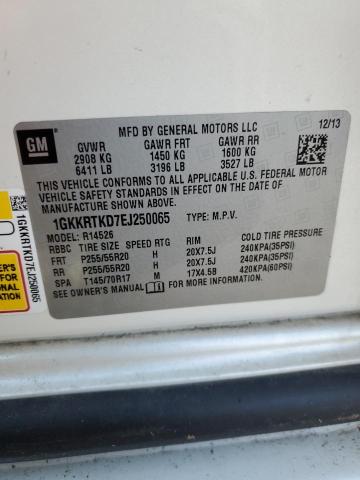 1GKKRTKD7EJ250065 GMC Acadia Denali