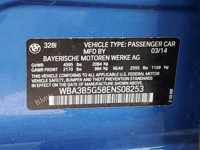 WBA3B5G58ENS08253 BMW 328 Xi Sulev