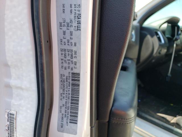 1C4RDJDG0HC860130 Dodge DURANGO GT