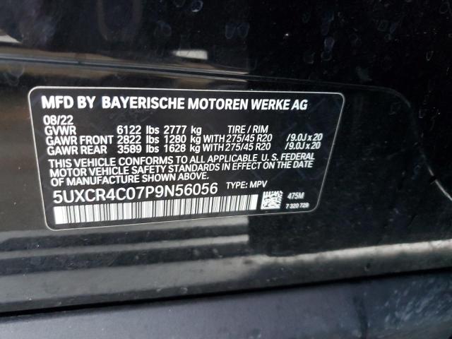 5UXCR4C07P9N56056 BMW X5 Sdrive 40i