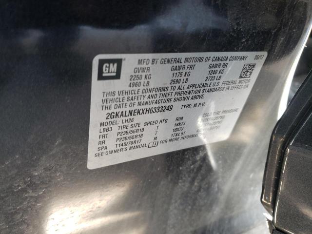 2GKALNEKXH6333249 GMC Terrain Sle