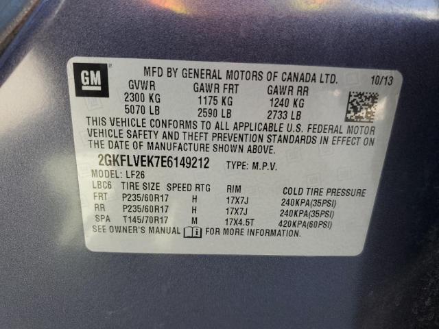 2GKFLVEK7E6149212 GMC Terrain Sle