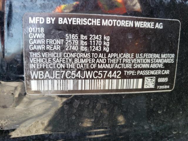 WBAJE7C54JWC57442 BMW 540 XI