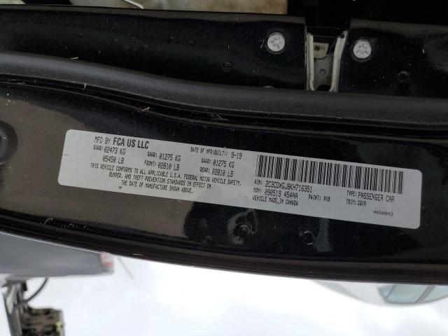 2C3CDXGJ8KH716351 Dodge Charger Scat Pack