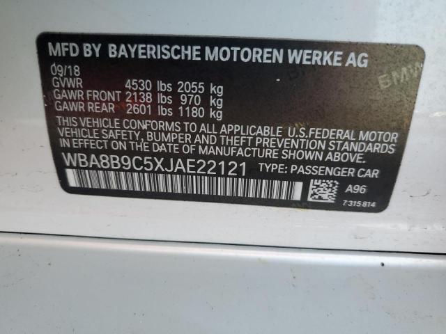 WBA8B9C5XJAE22121 BMW 330 I