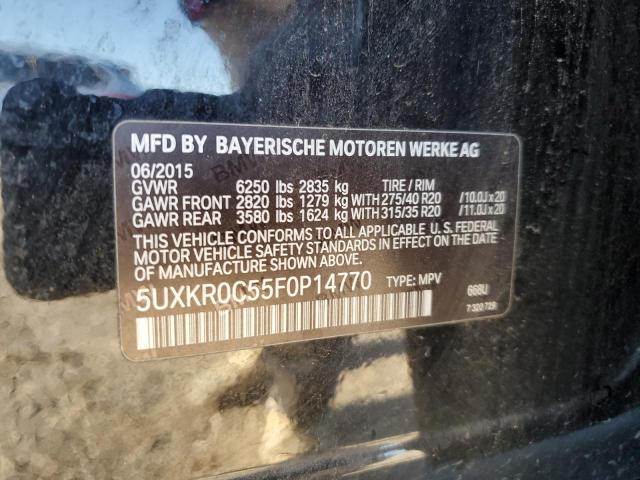 5UXKR0C55F0P14770 BMW X5 Xdrive35i
