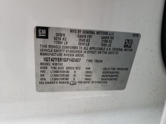 1GT42YE81GF142437 GMC Sierra K3500 Denali