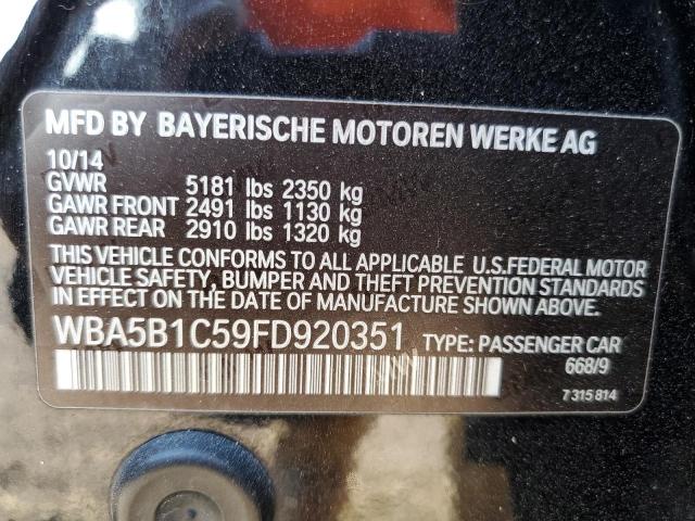 WBA5B1C59FD920351 BMW 535 I