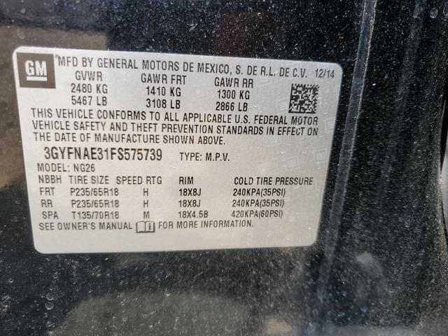 3GYFNAE31FS575739 Cadillac SRX