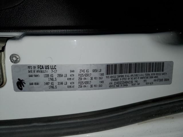 2C4RDGEG5HR842196 Dodge Grand Caravan Gt