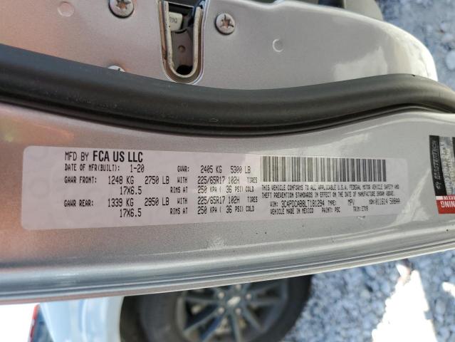 3C4PDCAB8LT181294 Dodge JOURNEY SE