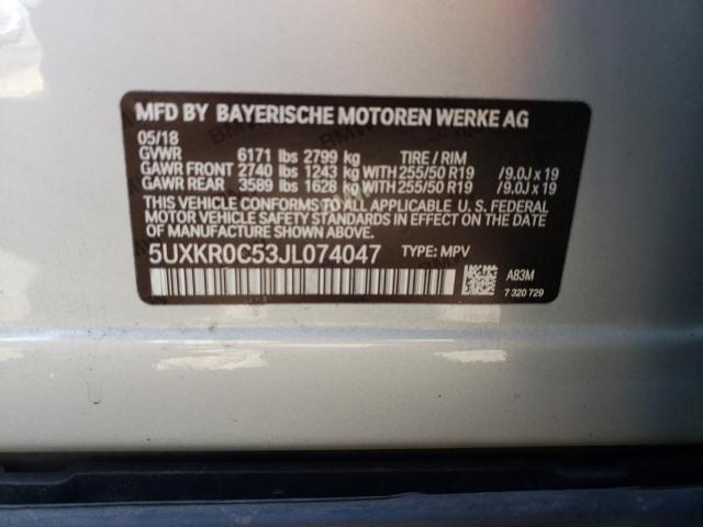 5UXKR0C53JL074047 BMW X5 Xdrive35i