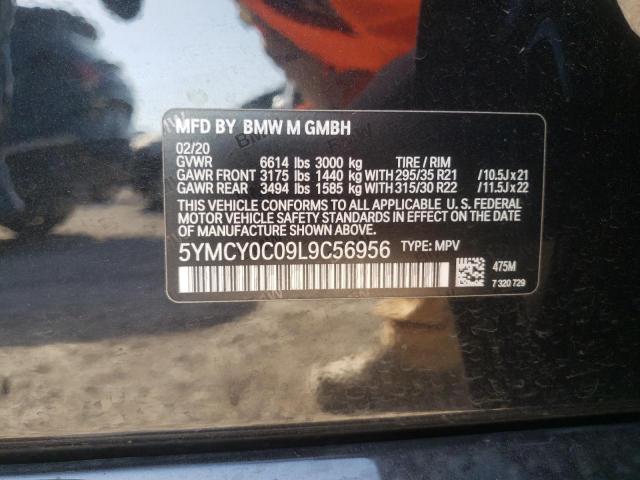 5YMCY0C09L9C56956 BMW X6 M