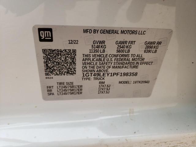 1GT49LEY1PF198358 GMC Sierra K2500 Heavy Duty