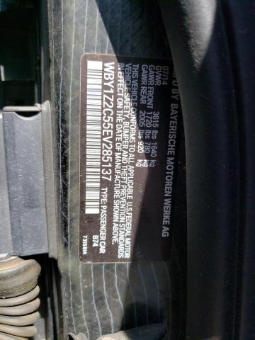 WBY1Z2C55EV285137 BMW I3 Bev