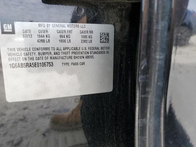 1G6AB5RA5E0106753 Cadillac ATS LUXURY