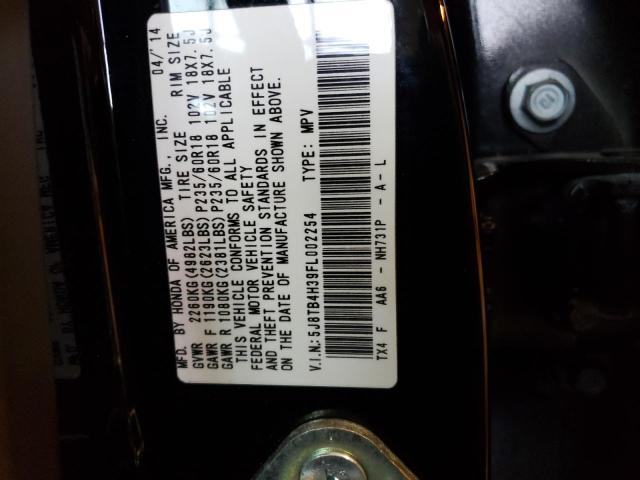 5J8TB4H39FL002254 Acura RDX