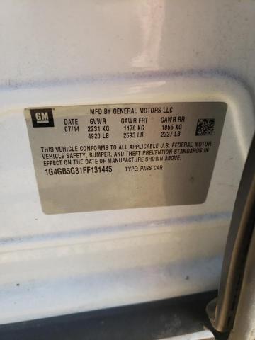 1G4GB5G31FF131445 Buick Lacrosse