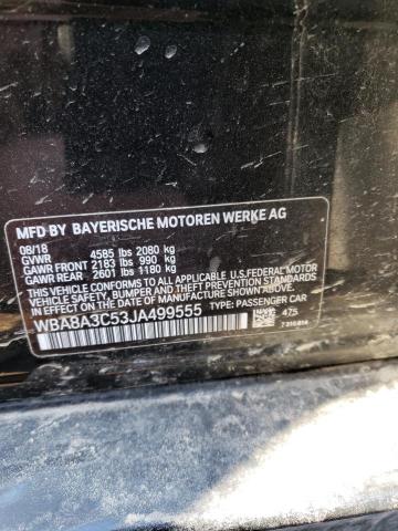 WBA8A3C53JA499555 BMW 320 XI