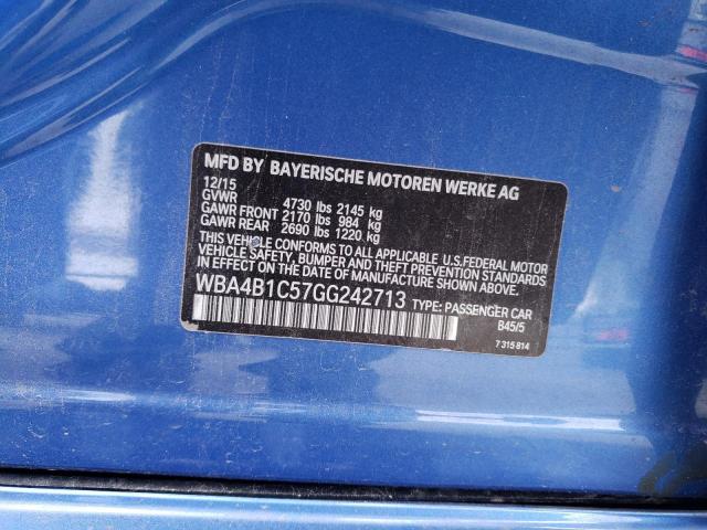 WBA4B1C57GG242713 BMW 435 I Gran Coupe