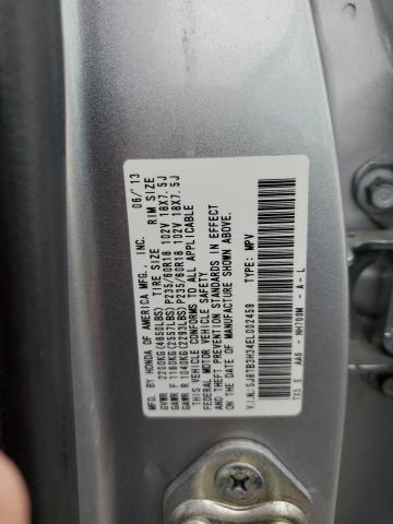 5J8TB3H34EL002459 Acura RDX
